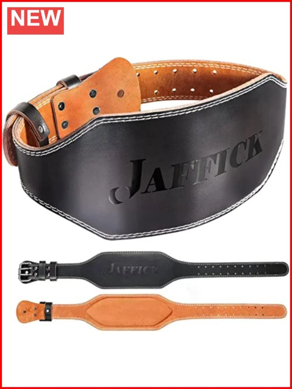 Genuine Leather Weight Lifting Belt for Men Gym Powerlifting Heavy Duty Back
